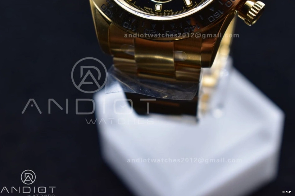 Daytona Best YG Edition SA4130 1:1 Black V2 Clean 116505 Dial on Bracelet 0208